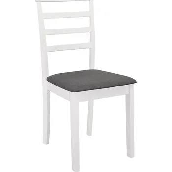 Jídelní židle Jídelní čalouněná židle VILLACH bílá/šedá