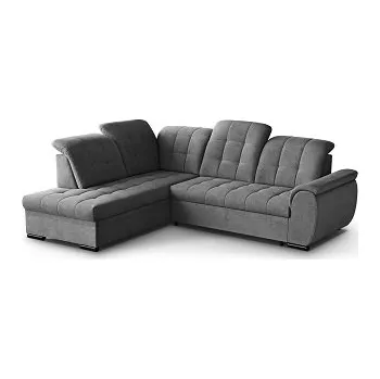 Sedací souprava BENTO - Levá rohová sedací souprava - látka VARDO 11 - šedá (Bali=2balíky) - kolekce "MRS"(K250-Z)