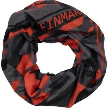 Nákrčník Dětský multifunkční šátek Finmark FS-330 OS Černá, Oranžová
