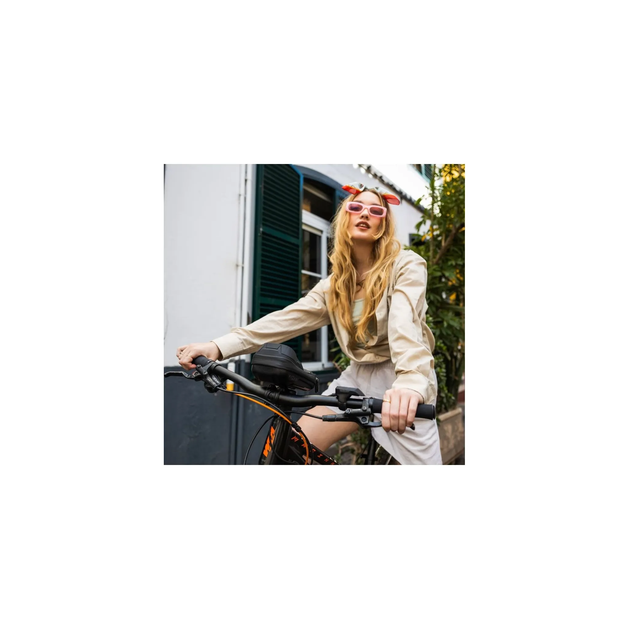 Fotografie 11 - Pouzdro na mobilní telefon FIXED Bikee Bag 2 6,8" černé
