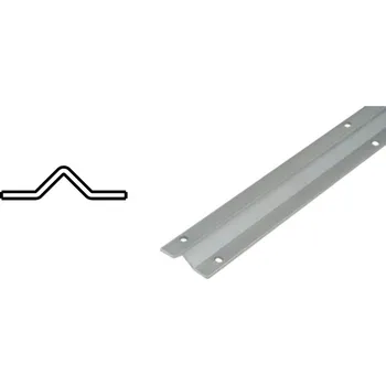 Pohon brány Kolejnice pro kolejnicovou bránu na šroubování Zn, tvar V 3 m (KLB-KOL-VS-ZN3)