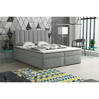 Postel Čalouněná postel LUCINI BOX 180x200, s úložným prostorem, Bluvel 10