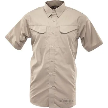 TRU-SPEC 24-7 Košile 24-7 FIELD krátký rukáv rip-stop KHAKI XL KHAKI - PÍSKOVÁ