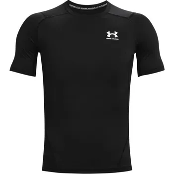 Pánské triko Under Armour HEATGEAR ARMOUR COMP 2XL Černá, Bílá