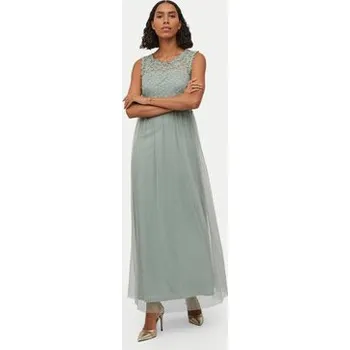 Dámské šaty Vila Večerní šaty Lynnea 14052673 Zelená Regular Fit 36