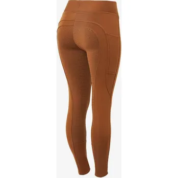 Jezdecké kalhoty Dámské zimní jezdecké legíny Horze Active - se silikonovým sedem, 44 - Tmavě modrá