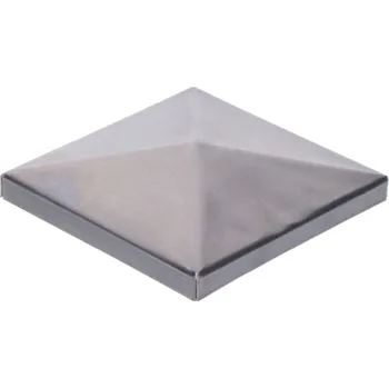 Příslušenství pro plot Plechová stříška, čtvercová ohýbaná, Fe 120x120 (PS-SO-15)