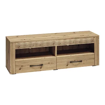 Televizní stolek ALVIN 11 -tv stolek 2S,lamino Dub artisan, včetně led podsvícení (ML) (ARTIS11=1BALÍK) (K150)