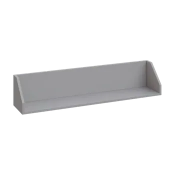 police BPA - 120 police na zeď, 240x1200x240, šedá