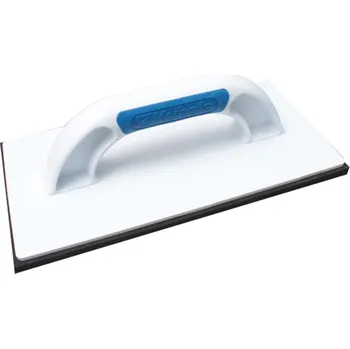 Zednické hladítko KUBALA Hladítko plastové s černou gumou 140x280 mm - Z0374