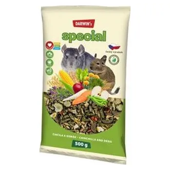 Krmivo pro hlodavce Darwin’s Činčila&Osmák Special 500g NEW