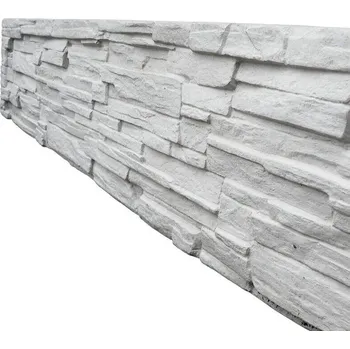 Plot Jednostranný betonový panel Exclusive CP003643 štípaný kámen přírodní/šedý
