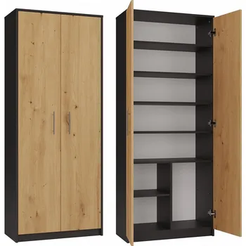 Ložnice Falco Kancelářská skříň Olina 2D antracit/dub artisan