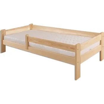 Postel Masivní postel KL-137, 90x200, borovice, výběr moření Barva: moření dub