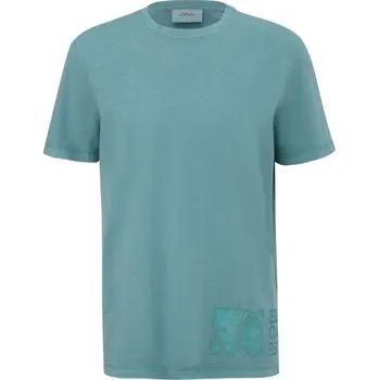 Pánské tričko Pánské tričko s.Oliver RL T-SHIRT S Tyrkysová