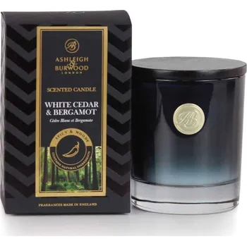 Svíčka ASHLEIGH & BURWOOD Vonná svíčka malá SIGNATURE - WHITE CEDAR & BERGAMOT, 65g