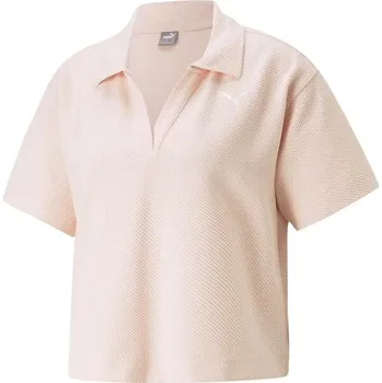 Dámské tričko Dámské triko Puma HER POLO TEE L Růžová