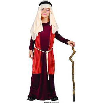 Karnevalový kostým Guirma Svatý Josef pastýř červený dětský kostým Velikost: 10-12 let