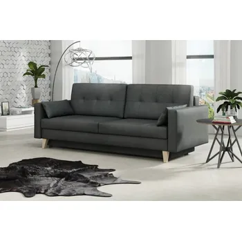 Pohovka Falco Rozkládací pohovka Mariana, s úložným prostorem, šedá Kronos 22