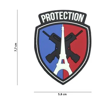 Nášivka Gumová nášivka 101 Inc Paris Protection - barevná