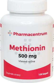 Aminokyselina Pharmacentrum Methionin 100 cps. bez příchuti