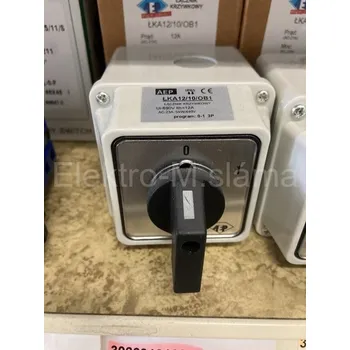 vypínač vačkový spínač 4G12-10-PK 12A LKA 12/10/OB1-2 Velikost: VELKÁ OB2