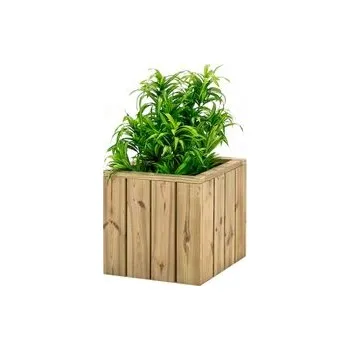 Květináč ZOWN Atrium dřevěný květináč, 40 x 40 x 40 cm, 25 l A444