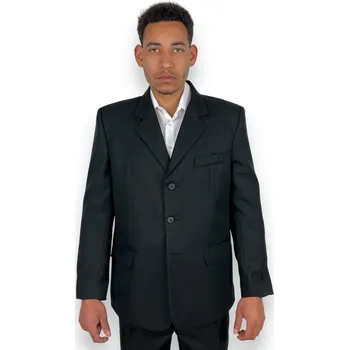 Ransel Pánské černé společenské sako Černá, 64