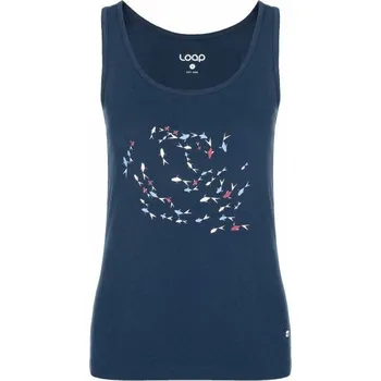 Dámské tílko LOAP BAHTA S Tmavě modrá, Mix