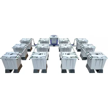 Alien Hydroponics Rain 12Pot Varianta: Silver 30L