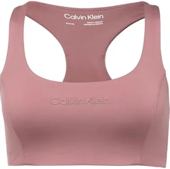 Dámská móda Dámská sportovní podprsenka Calvin Klein WO - SPORTS BRA MEDIUM SUPPORT S Růžová