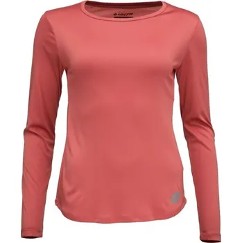 Dámské tričko Dámské běžecké tričko Lotto RUNNING II LONG SLEEVE TEE M Oranžová, Stříbrná