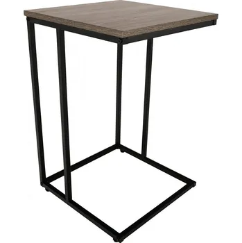 Konferenční stolek Příruční stolek, dub / černá, KALA