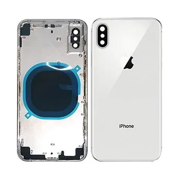 Kryt baterie + střední iPhone XS silver/white