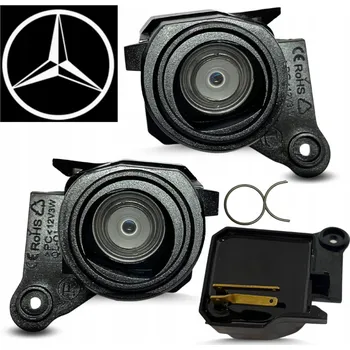 Auto-moto Interlook ML-BM3 | LED projektor s logem namontovaný v bočním zrcátku | Hologram Mercedes GLS, GLE, G | Vítejte logo