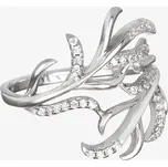 Stříbrný prsten Joy, pírko s kubickou zirkonií Preciosa Velikost prstenu: D (průměr 19 mm, CZ 60)