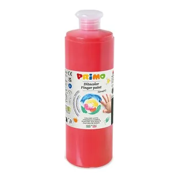 Vodová barva Prstová barva PRIMO, 750ml, červená