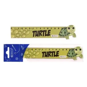 Set školních potřeb Linijka drewniana Żółw