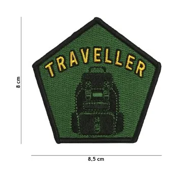 Nášivka textilní 101 Inc Traveller - zelená