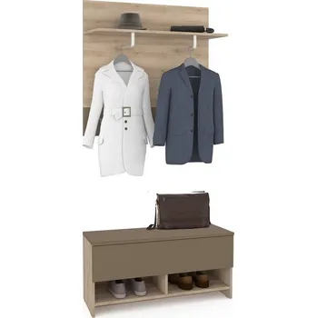 Předsíňová stěna Předsíňová stěna CHILI buk/latte