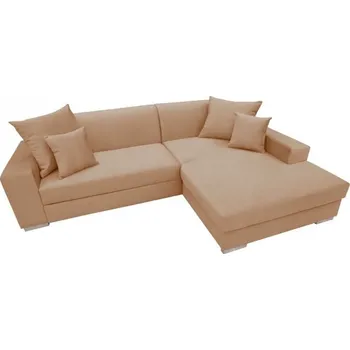 Sedací souprava Falco Rohová sedací souprava Mexicana, rozkládací s úložným prostorem, pravá, krémová/Casablanka 2304