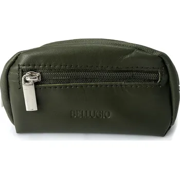 Peněženka Pánská kožená klíčenka khaki - Bellugio Bet02 zelená