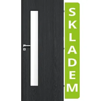 Interiérové dveře VILEN DOOR Interiérové dveře Irina 3/3 - Dub Antracyt, 80/197 cm