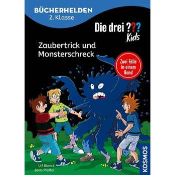 První čtění Die drei ??? Kids, Bücherhelden 2. Klasse, Doppelband 1, Zaubertrick und Monsterschreck - Pfeiffer, Boris