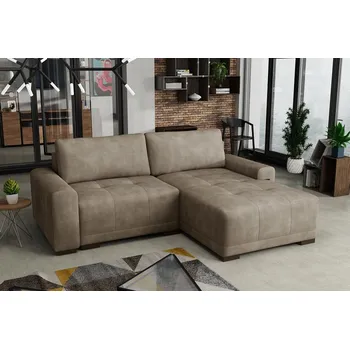 Sedací souprava Falco Rohová sedací souprava Manon UNI rozkládací s úložným prostorem, béžová Country 04