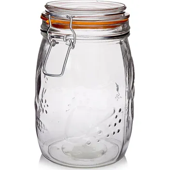 Dóza na potraviny PROPER Dóza hermetická 1,5l sklo s víkem