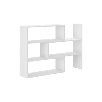 Knihovna KELLY 3 - REGÁL (KAROL 03) - bílá "LP" (K150-Z)