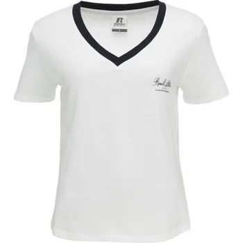 Dámské oblečení Dámské tričko Russell Athletic GLORIA S Bílá, Černá