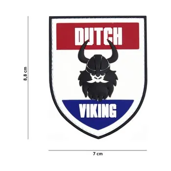 Nášivka Gumová nášivka 101 Inc Viking vlajka Nizozemsko - barevná