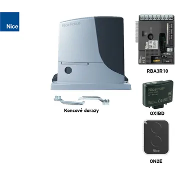 Pohon brány NICE Sada pohonu pro posuvnou bránu do 600kg/8m NICE Robus RB600 (B)